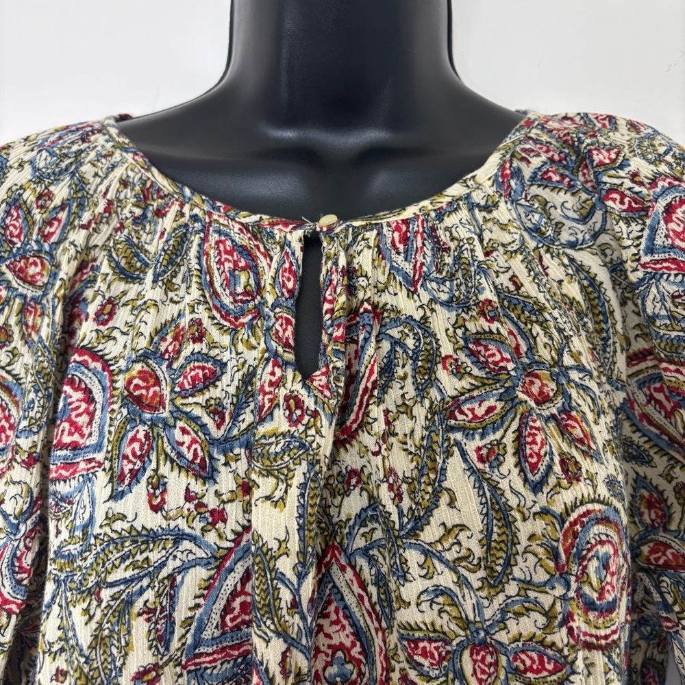 #284 Chaps Paisley Blouse